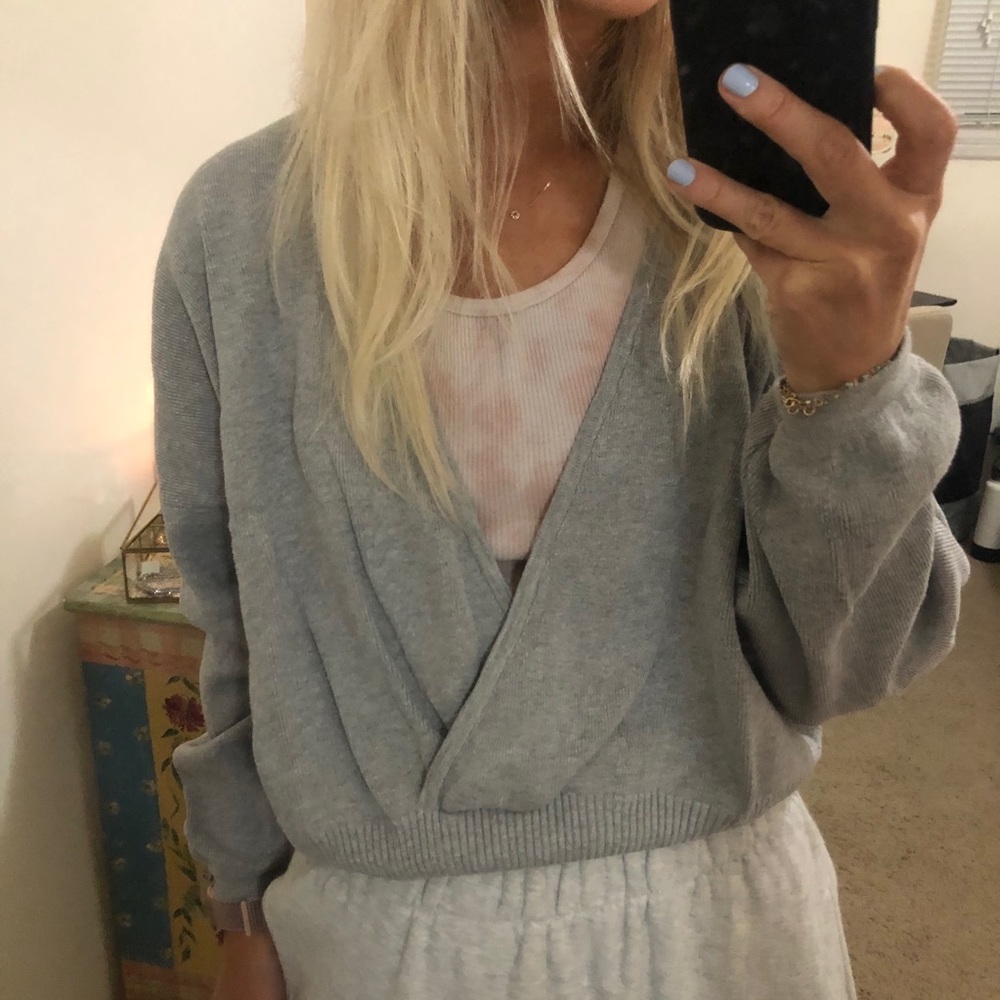 Deep V Sweater
